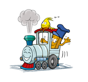 Guided tours_Train mascot_©ZP_Illustrator Oliver Eger