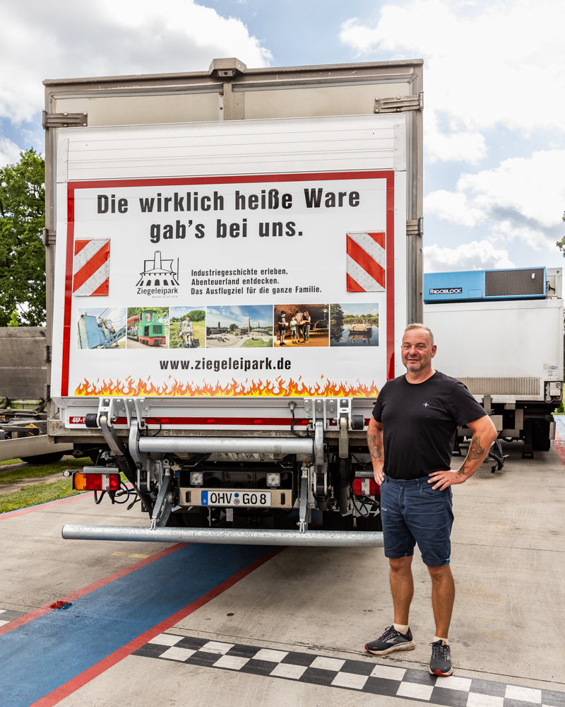 LKW Werbung des Ziegleipark Foto AnneThamm