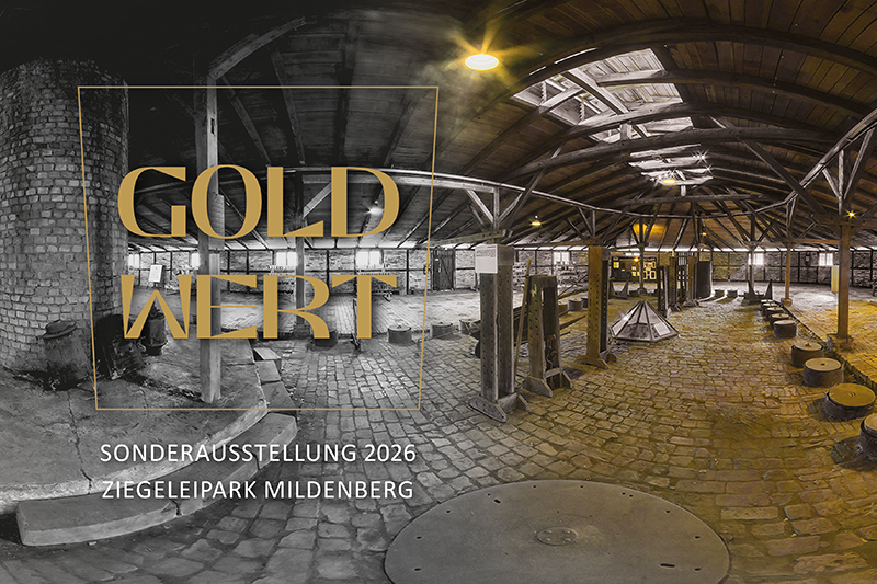 Goldwert Sonderausstellung im Ziegeleipark Mildenberg Symbolbild